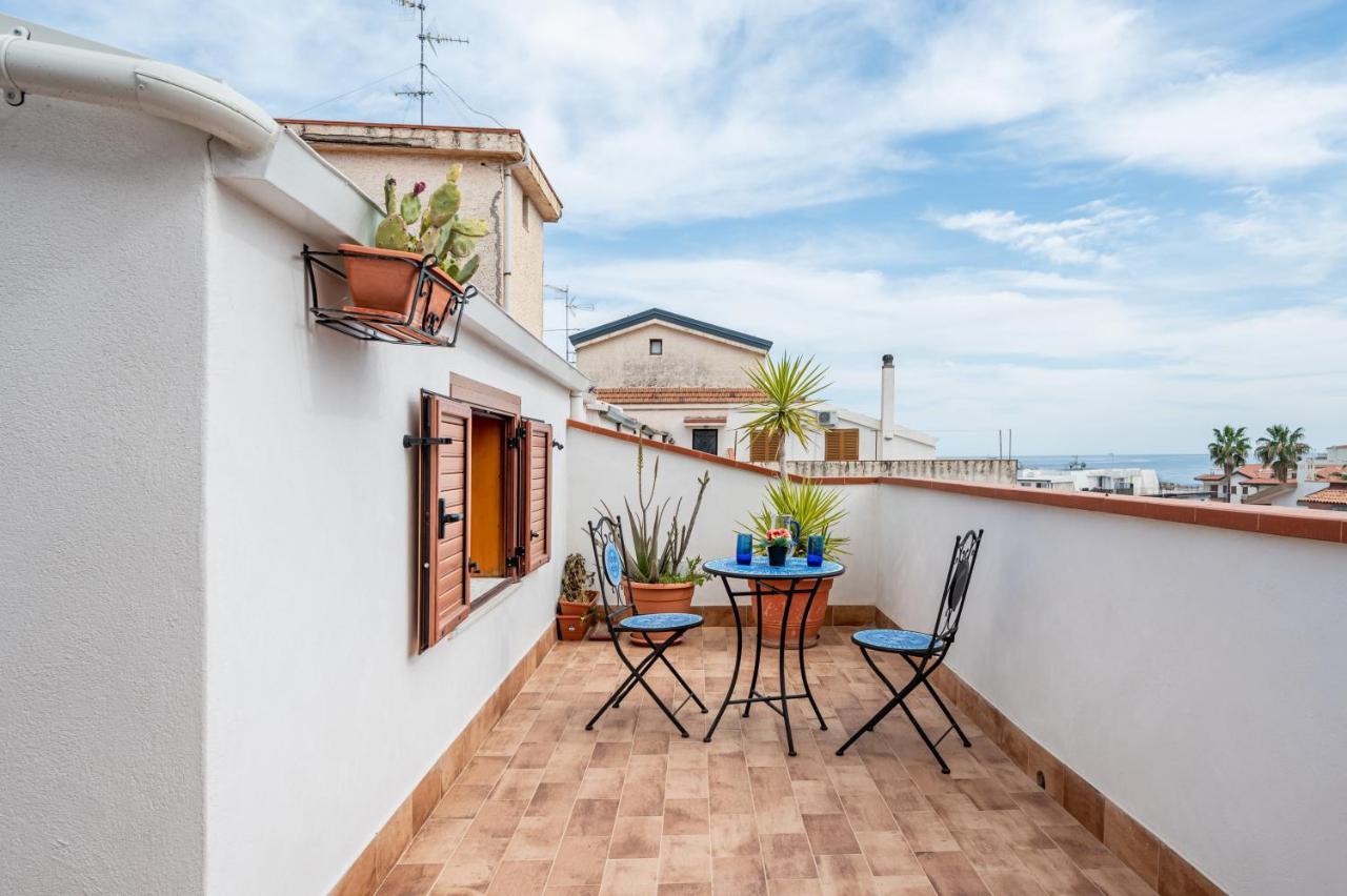 Naxos Charming Penthouse With Swimming Pool X6 Lejlighed Giardini Naxos Eksteriør billede